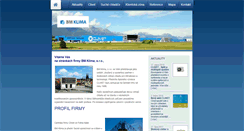 Desktop Screenshot of bmklima.cz