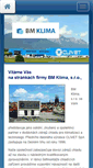 Mobile Screenshot of bmklima.cz